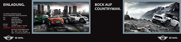 Event, MINI Niederlassung Nürnberg, Einladung 7